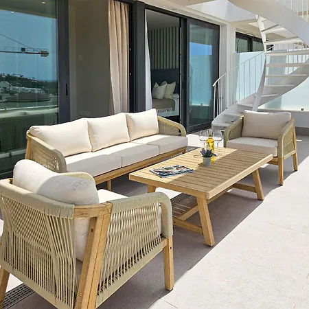 Penthouse In Azahar De Estepona, 2km From Azata Golf Appartement Estepona